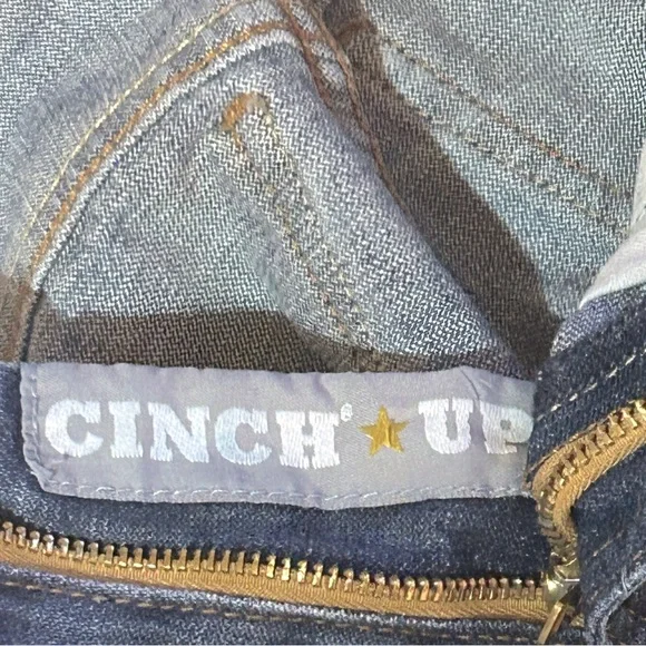 NEW Cinch Silver Label Slim Fit Men's Dark Wash Jeans Size 26 x 36 - Picture 3 of 5